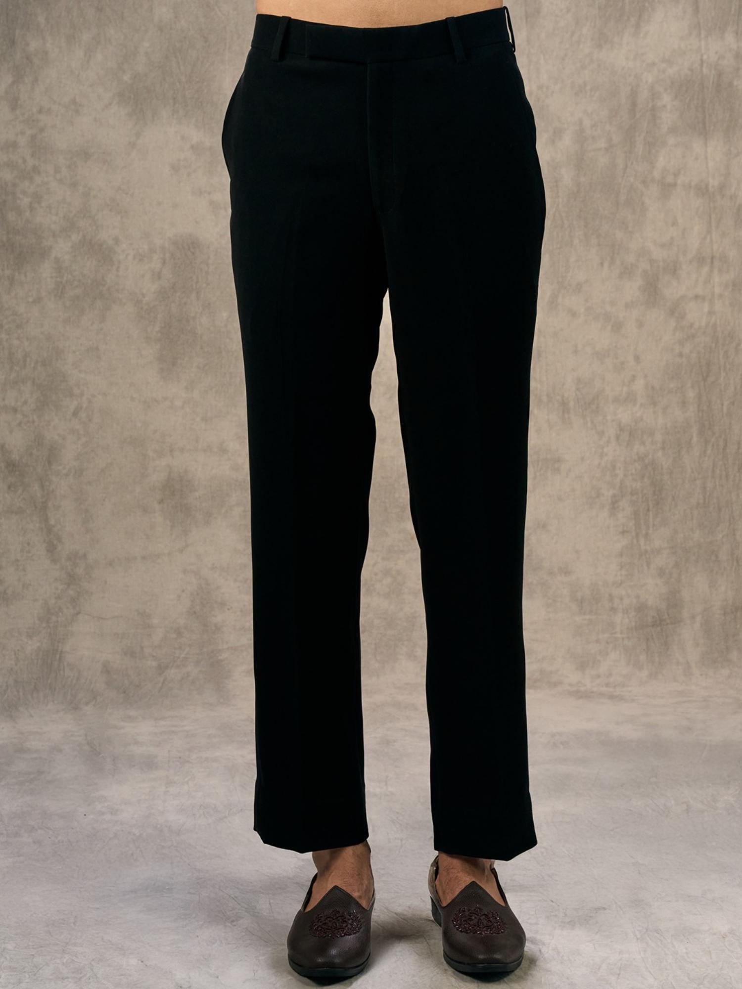 Black Kurta with Trouser and Jacket
