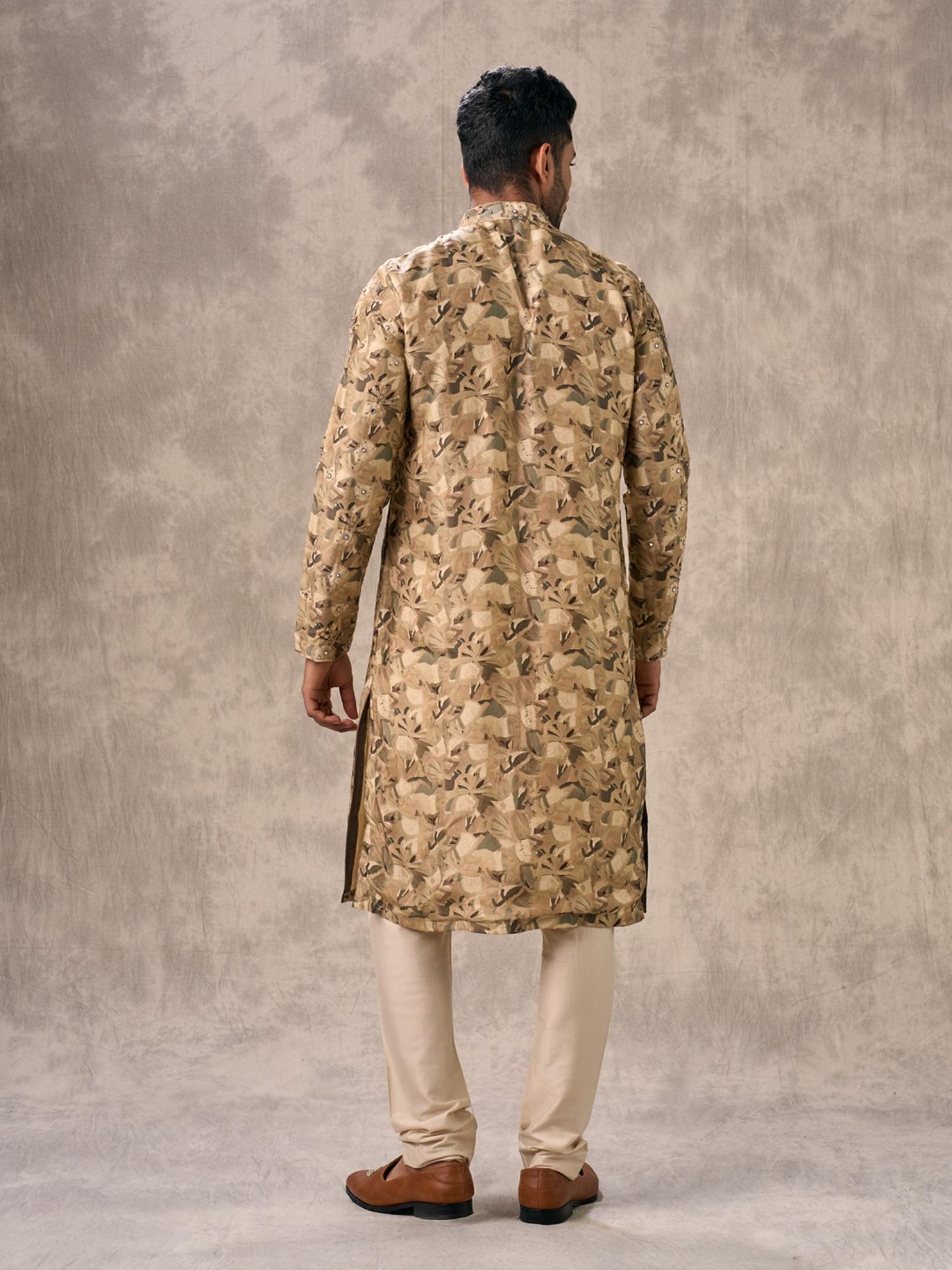 Beige Magic Kurta with Churidar