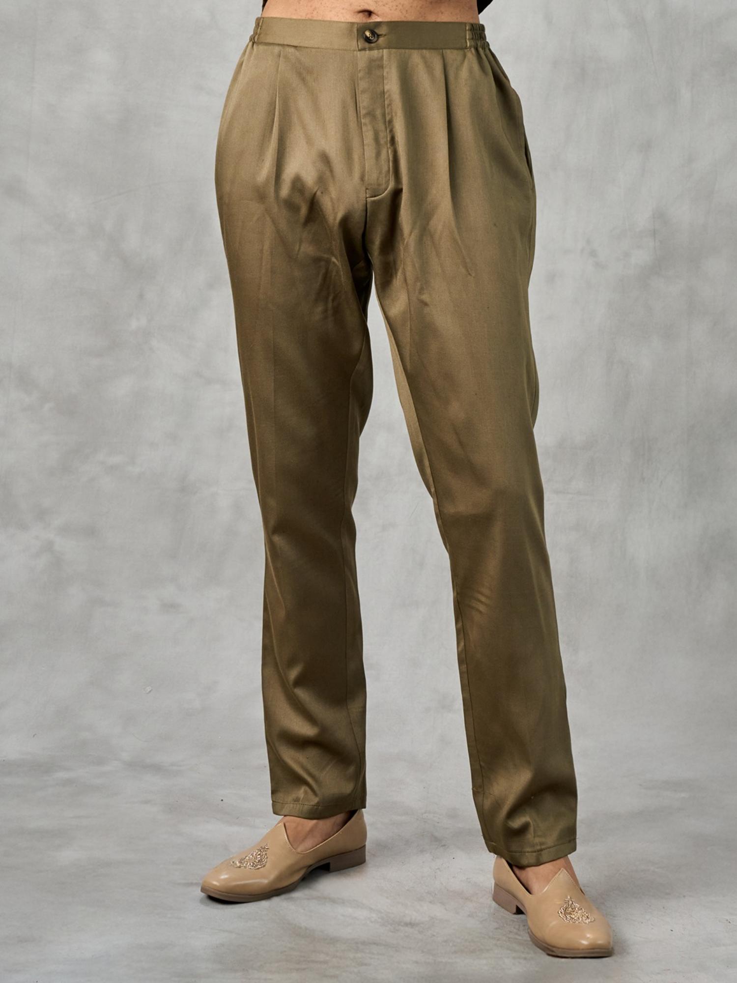 Brown Elegance Kurta with Pant