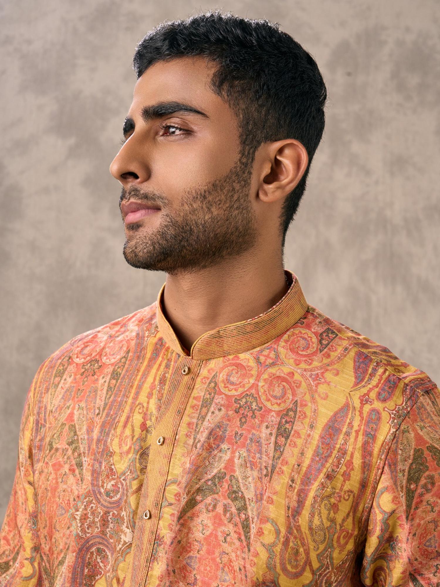Radiant Mustard Kurta with Churidar
