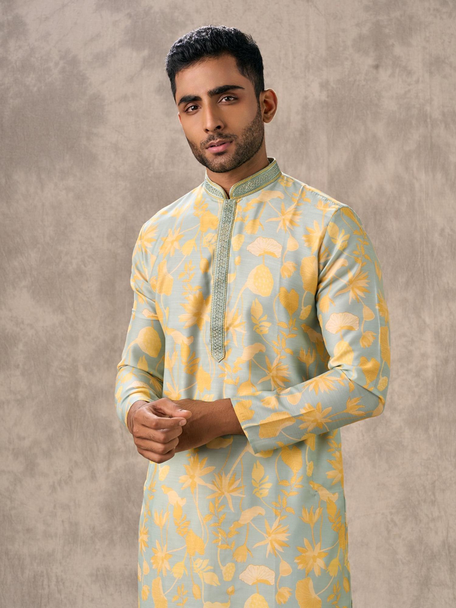 Emerald Gleam Kurta with Churidar