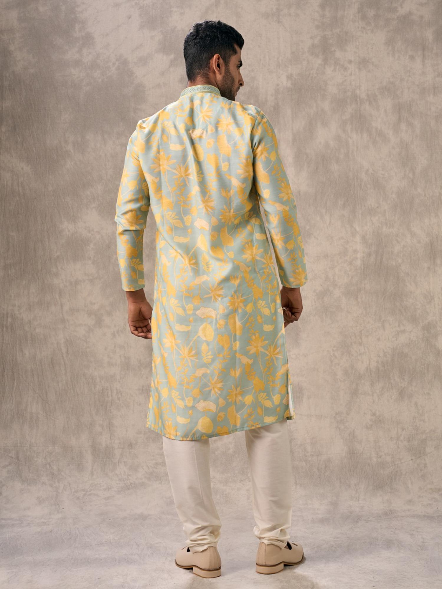 Emerald Gleam Kurta with Churidar