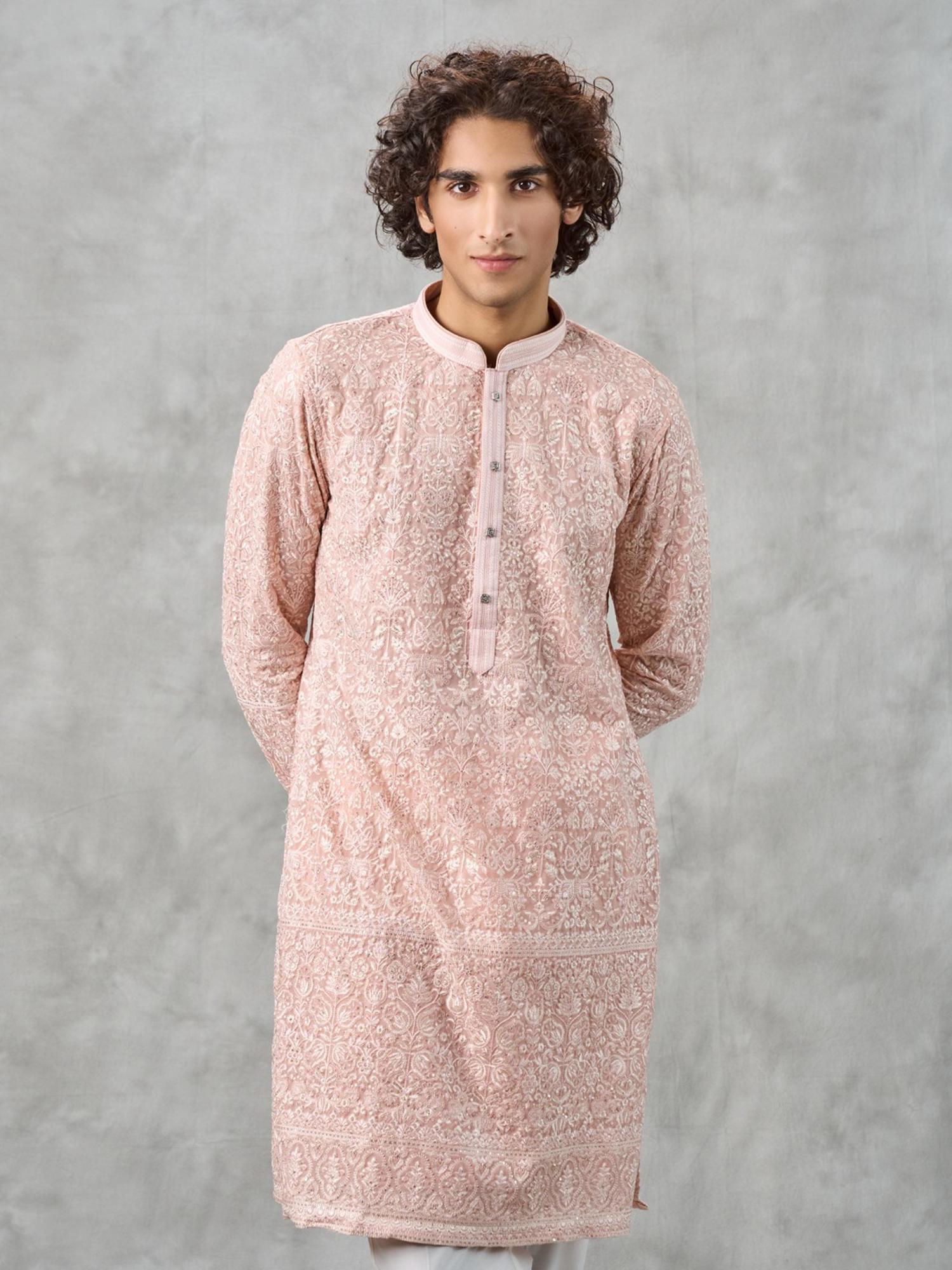 Peach Delight Kurta with Pant