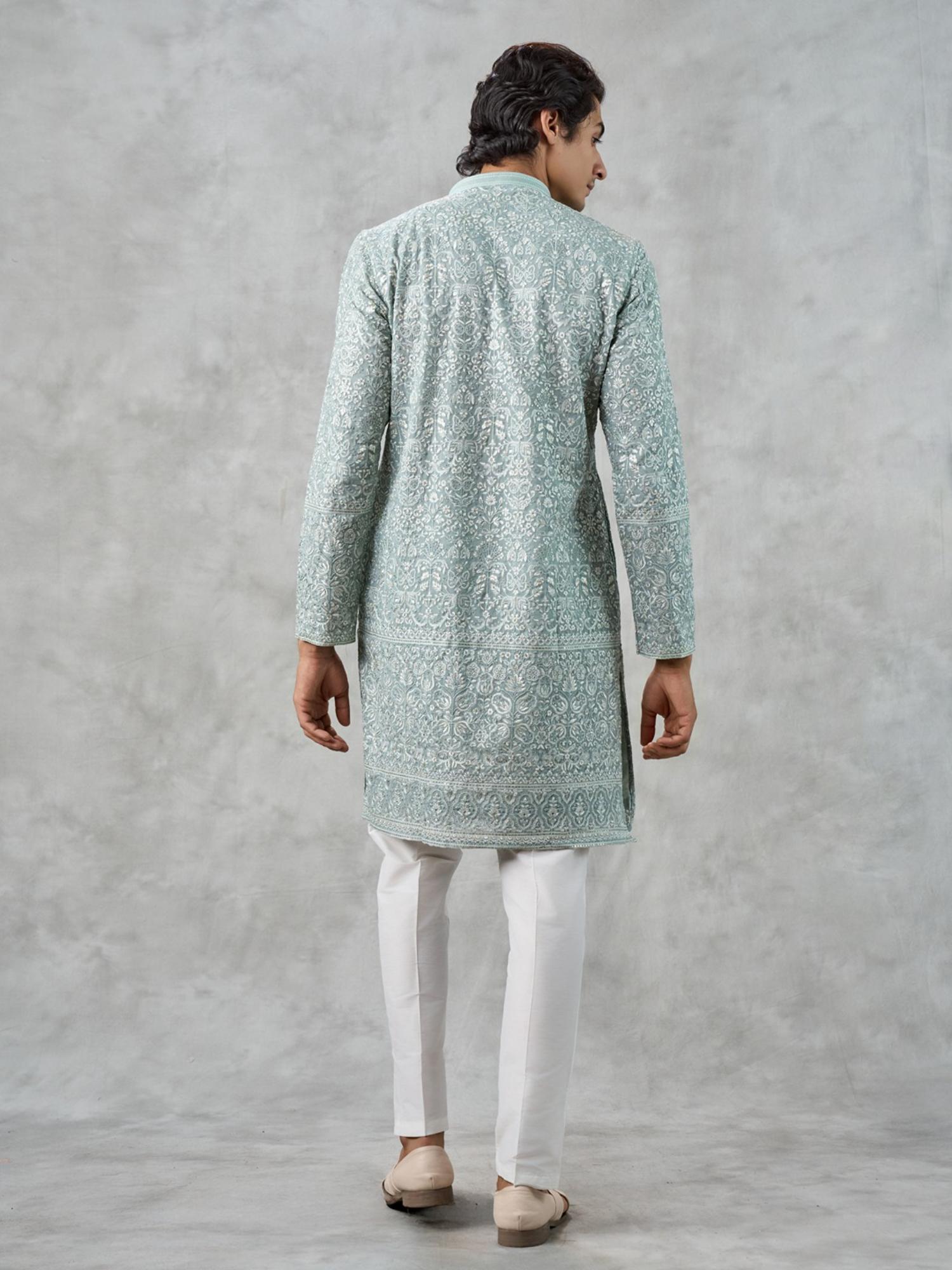 Midnight Sky Blue Kurta with Pant