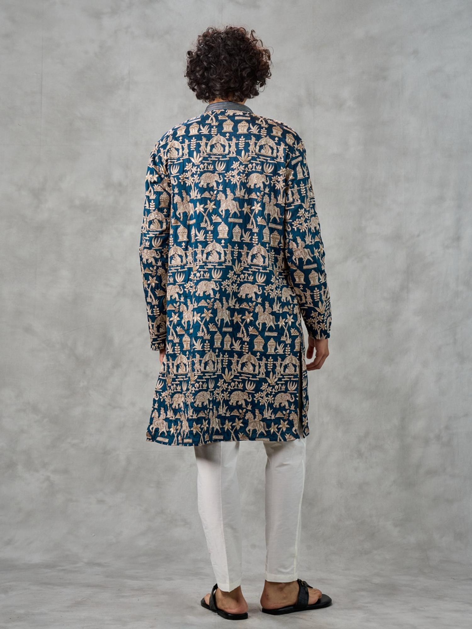 Magical Blue Kurta with Pant