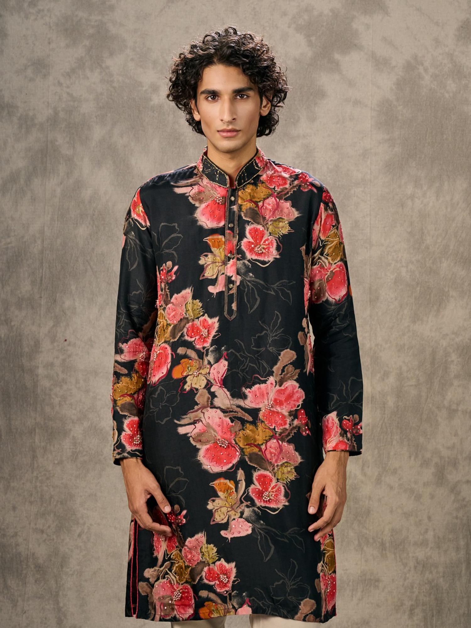 Eternal Black Kurta with Pant