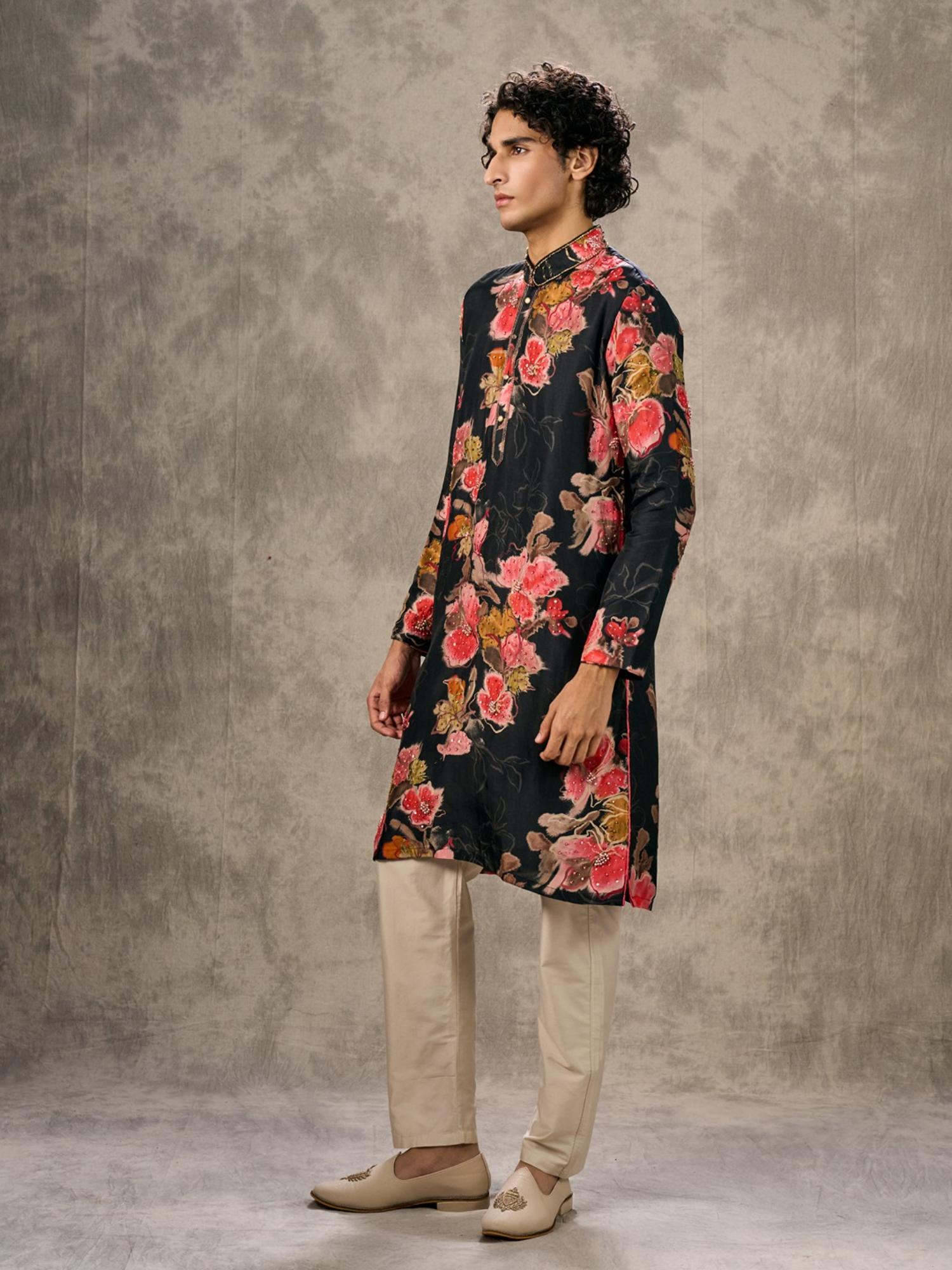 Eternal Black Kurta with Pant