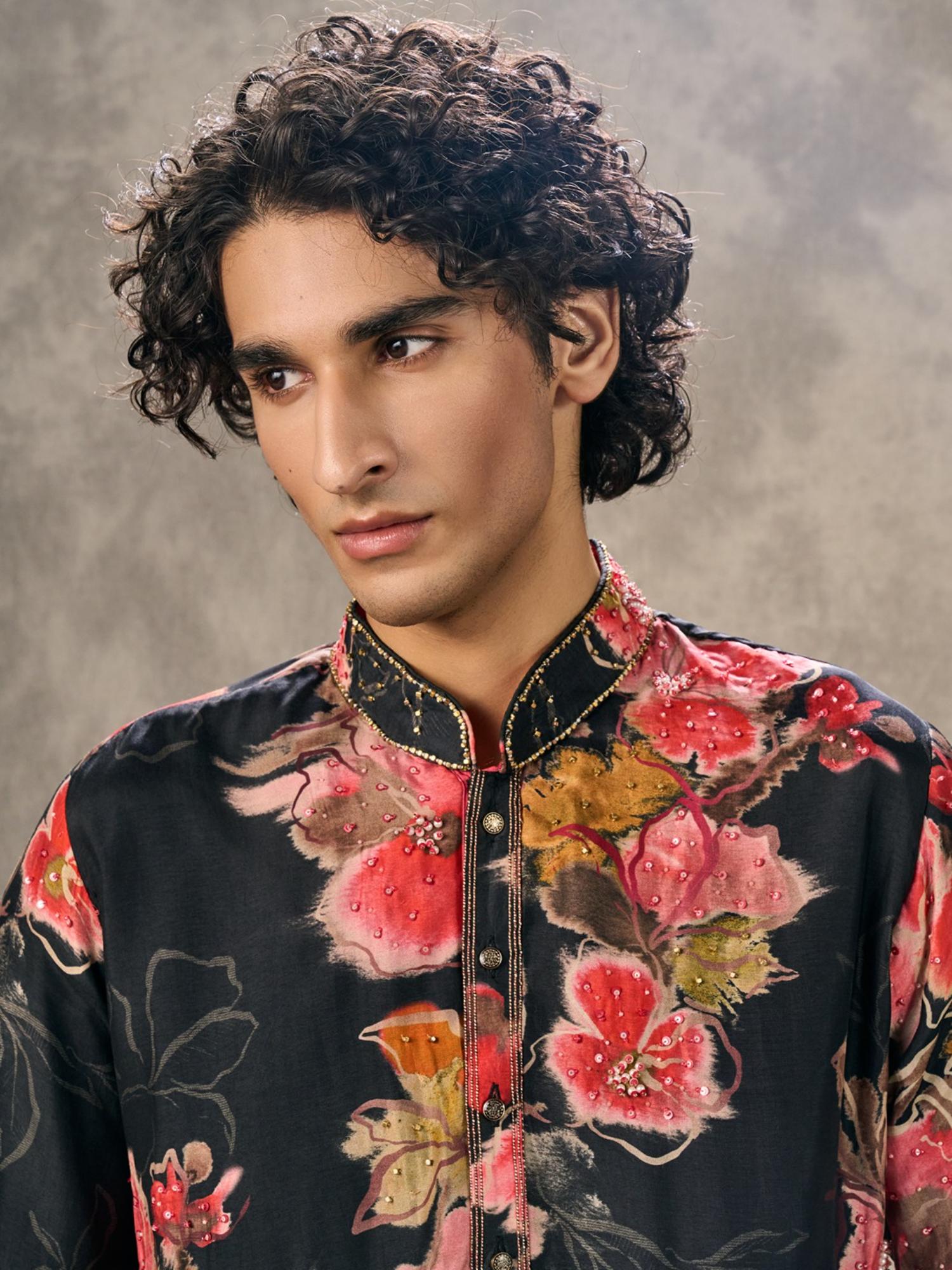Eternal Black Kurta with Pant
