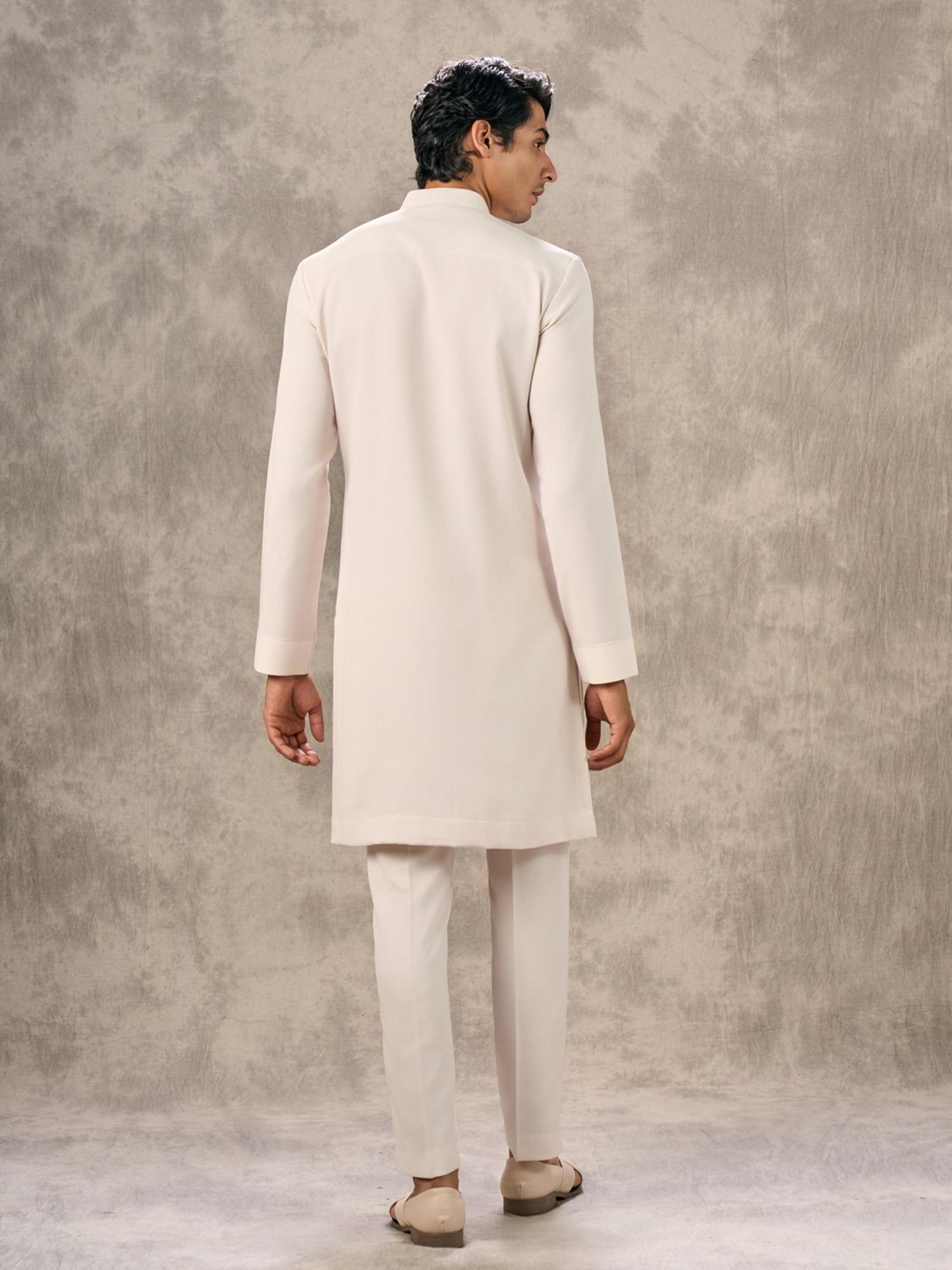 Cream Hue Elegance Kurta with Pant