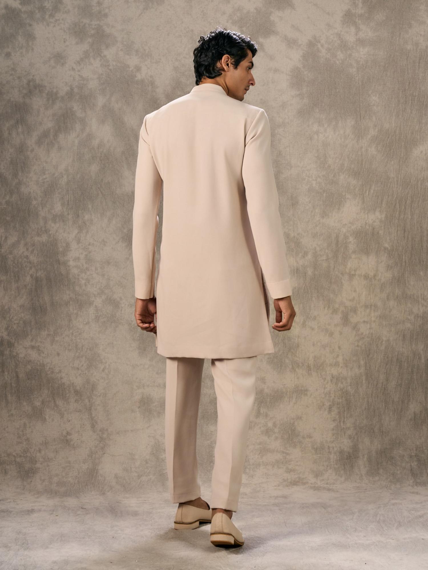 Beige Elegance Kurta with Pant