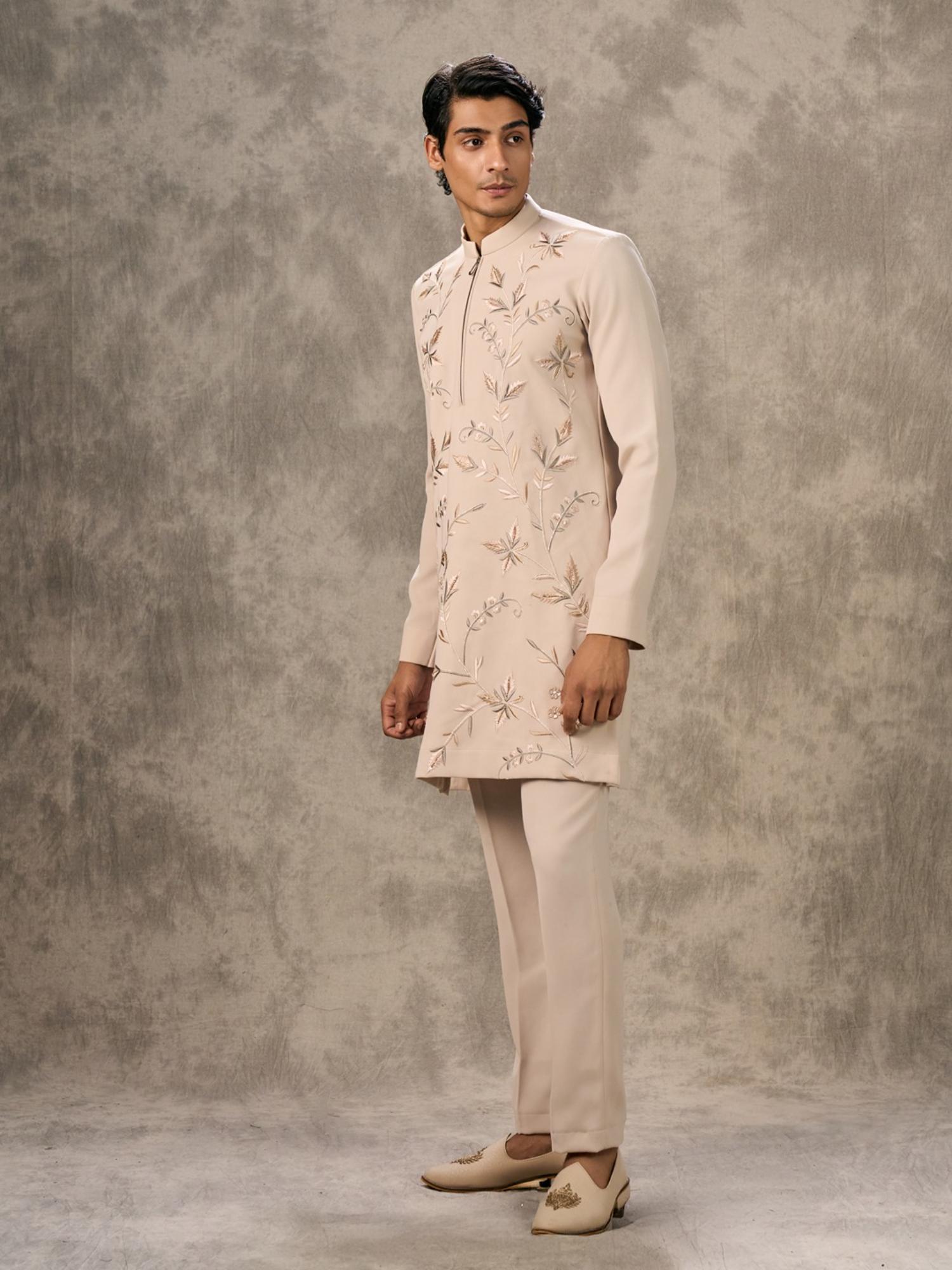 Beige Elegance Kurta with Pant