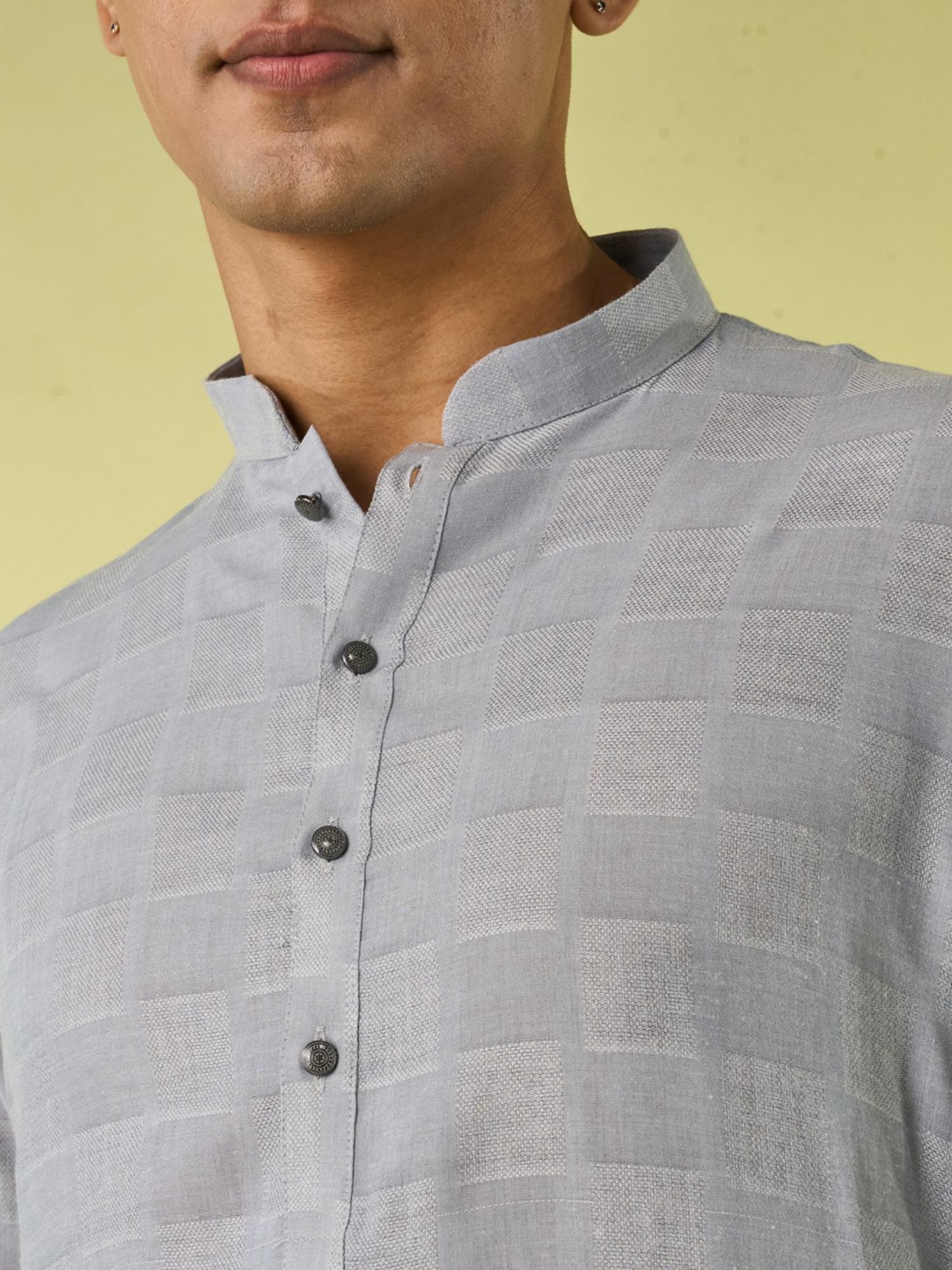 Light Grey Elegance Kurta