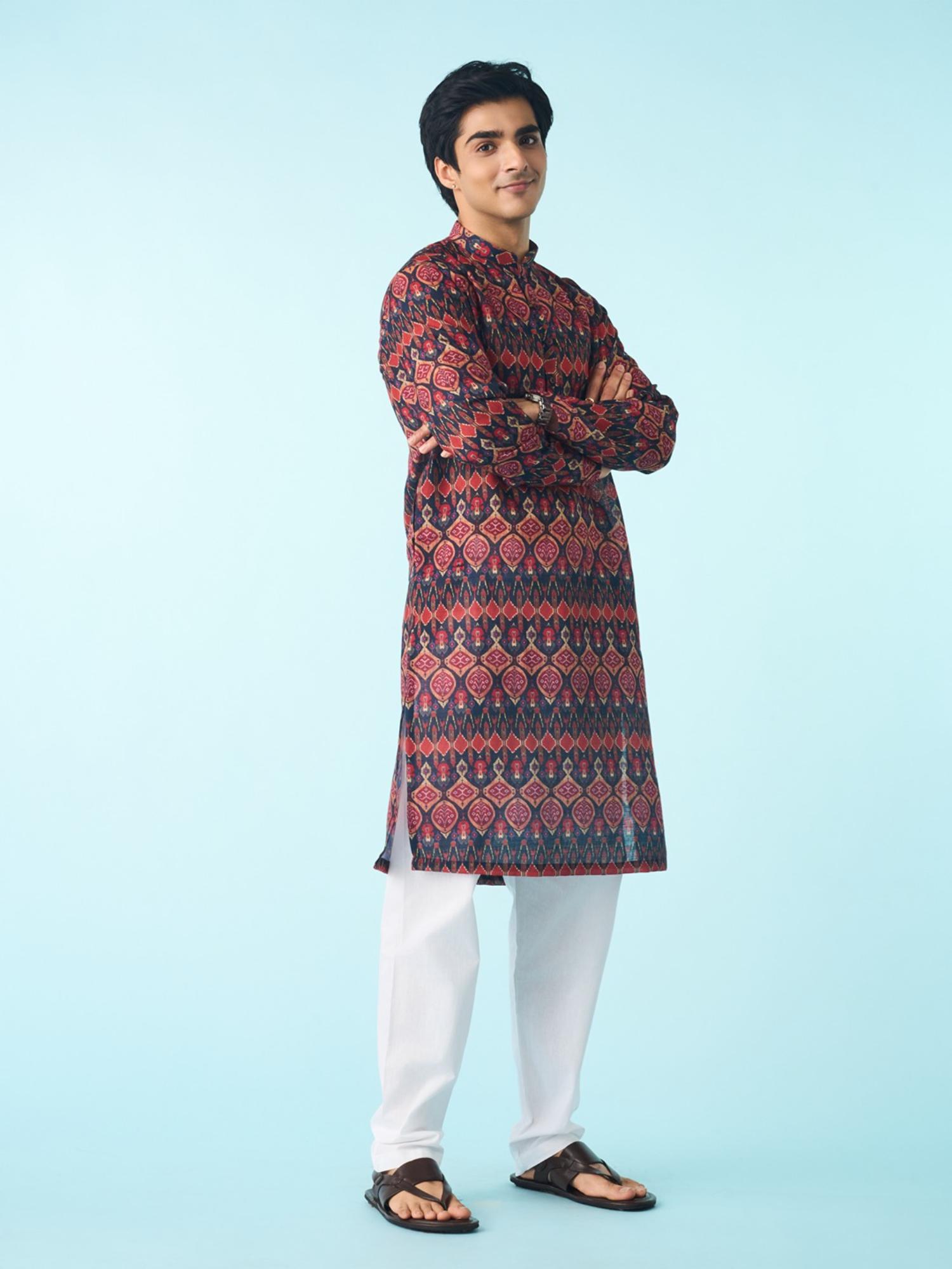 Multi-Color Printed Enthralling Kurta