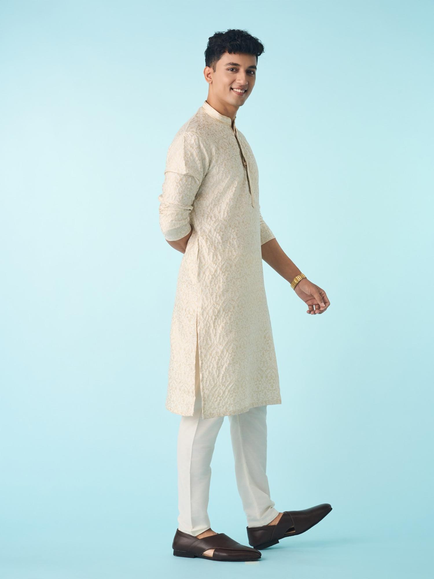 Cream Enchantment Kurta