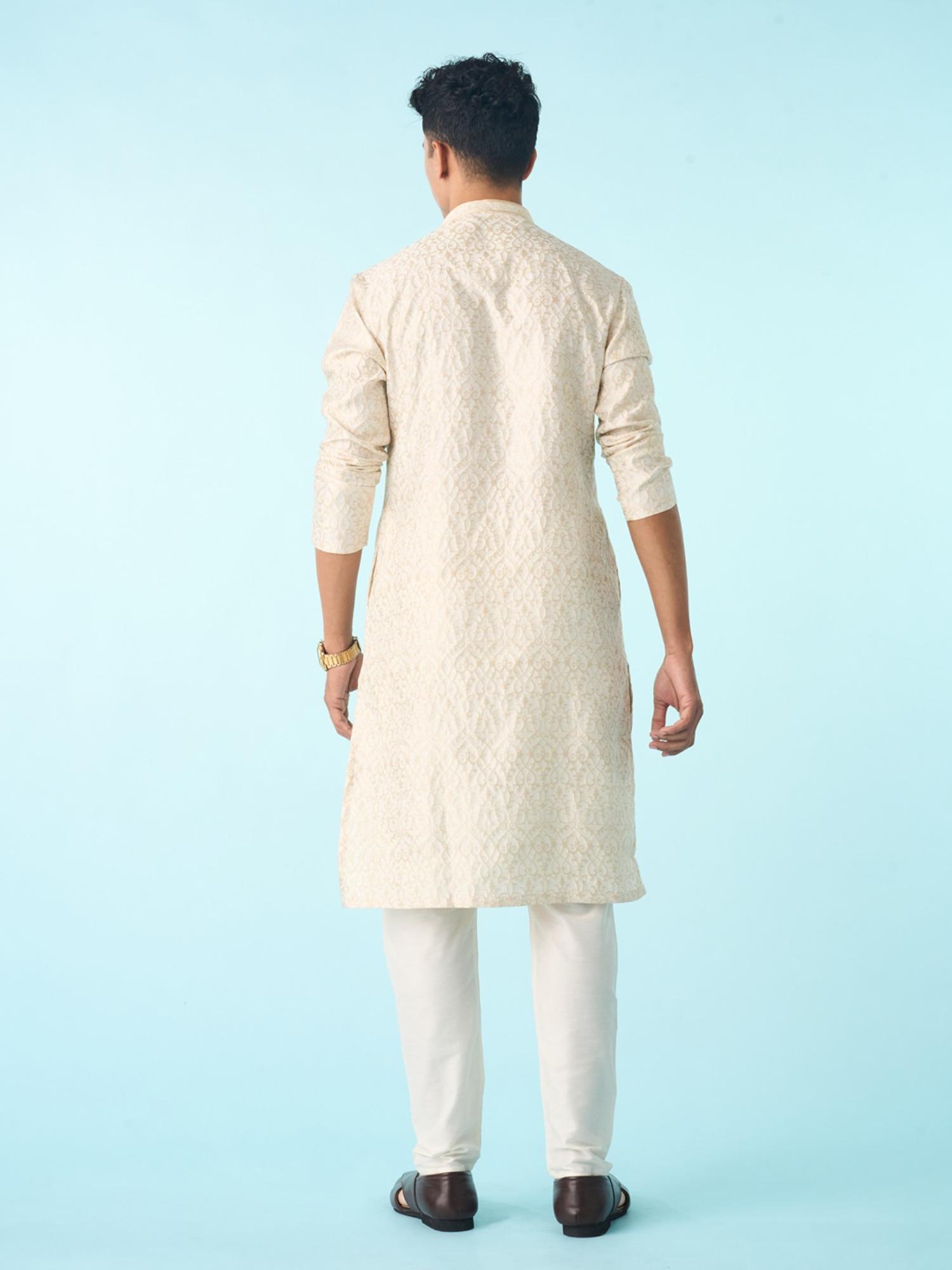 Cream Enchantment Kurta