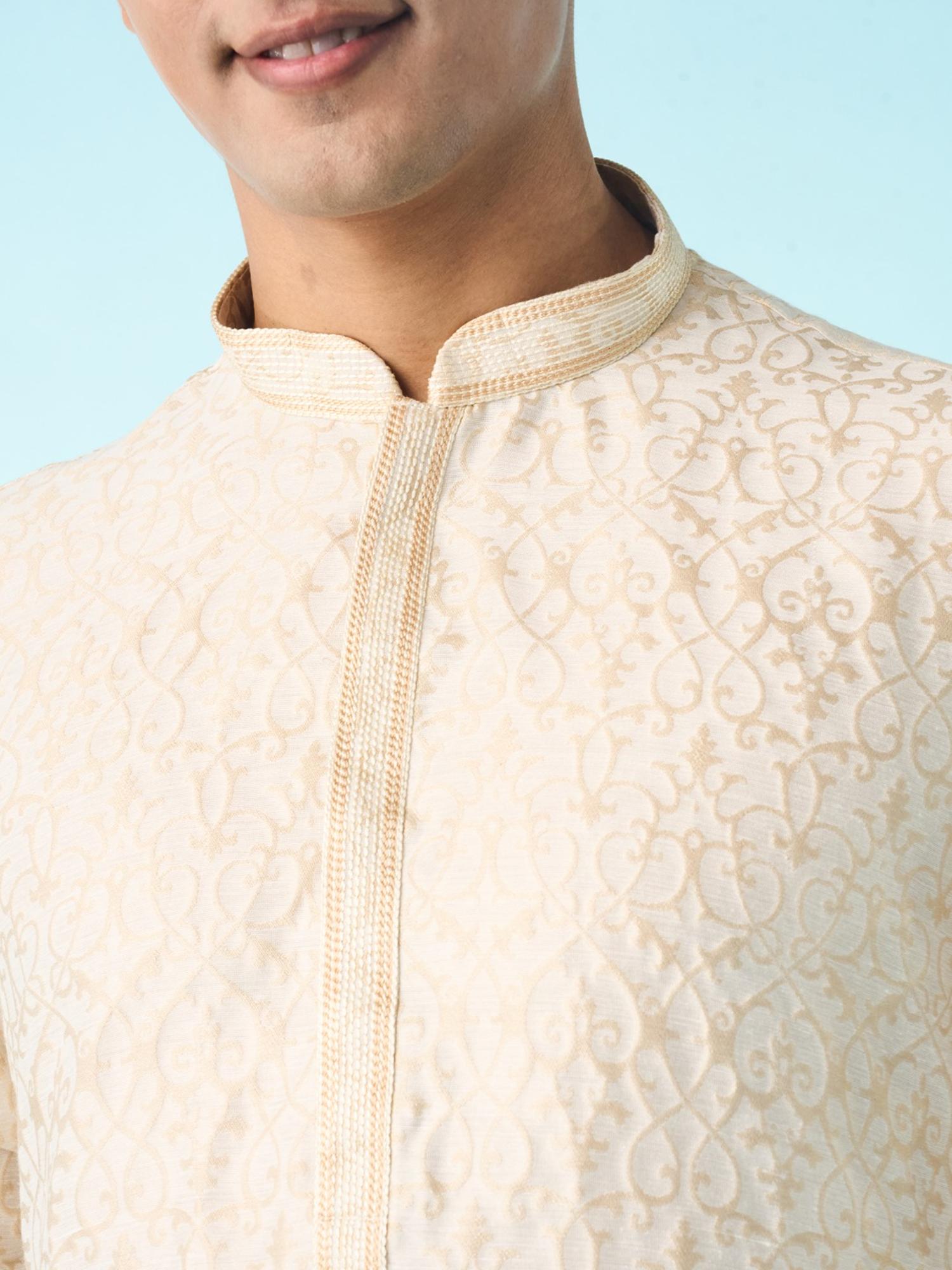 Cream Enchantment Kurta