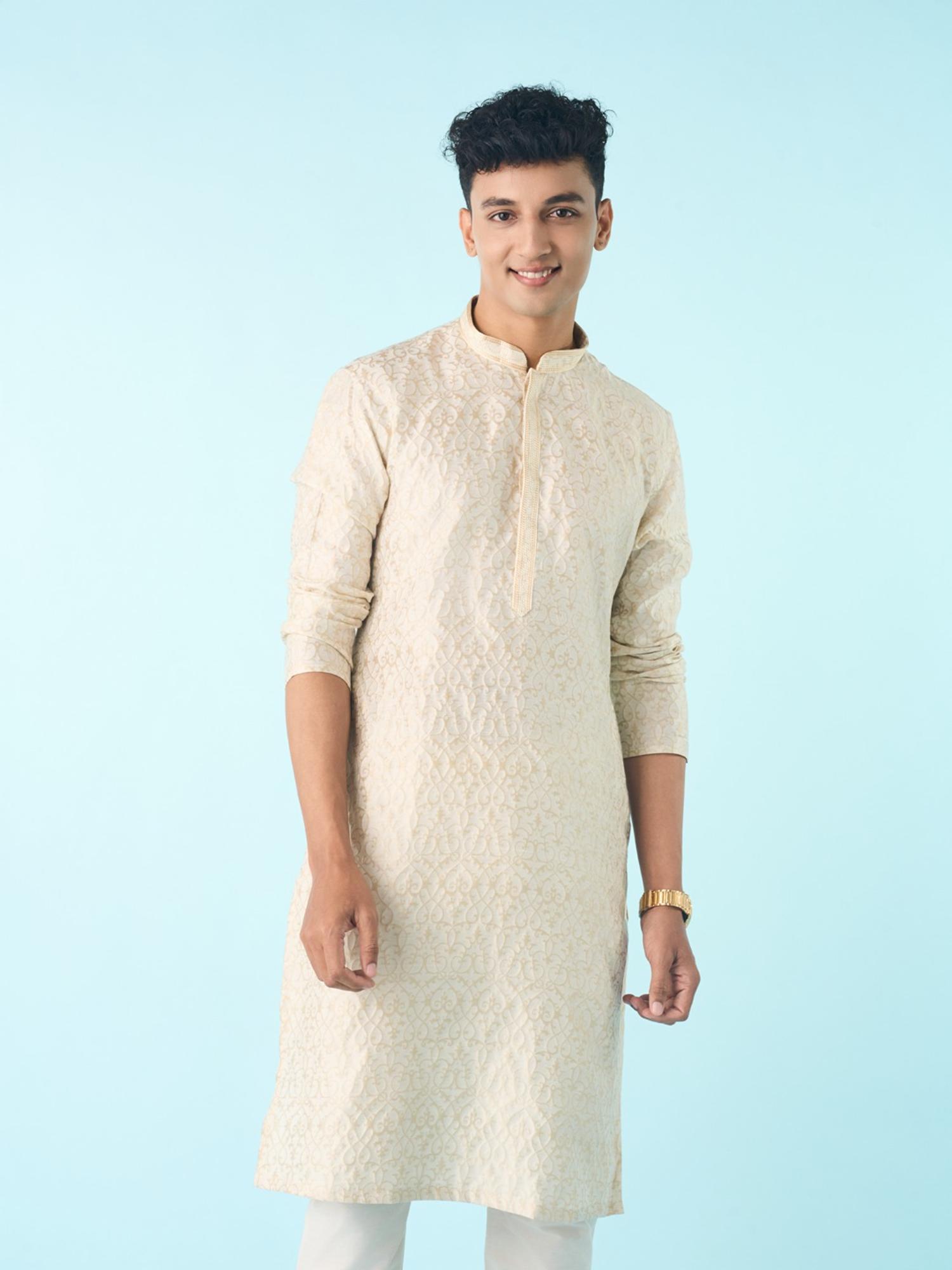 Cream Enchantment Kurta
