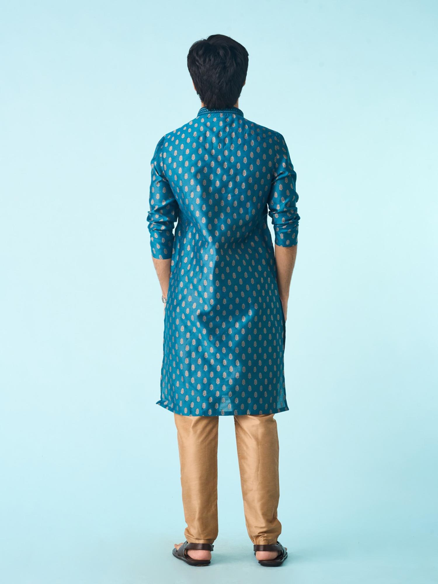 Blue Elegance Kurta