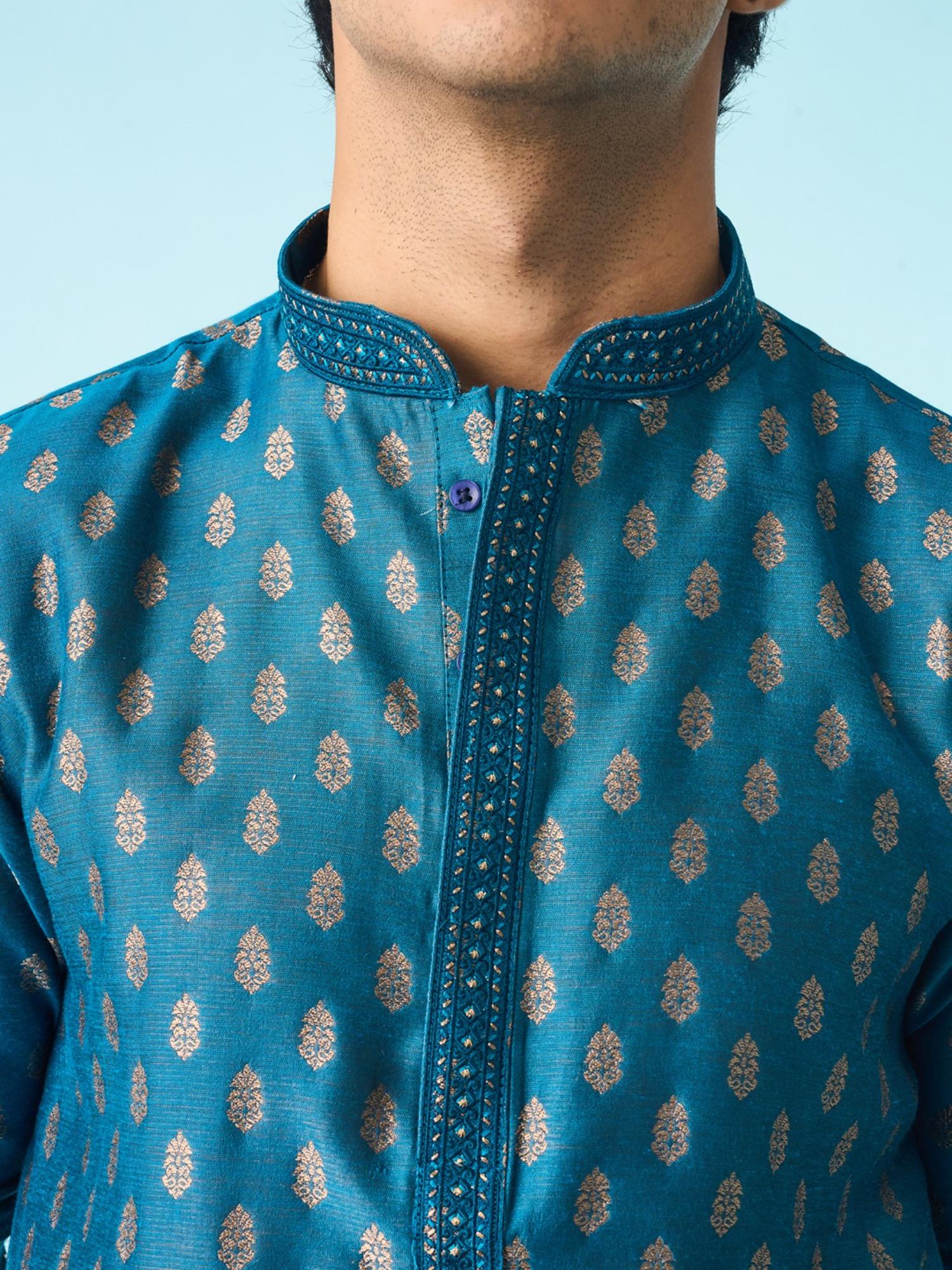 Blue Elegance Kurta