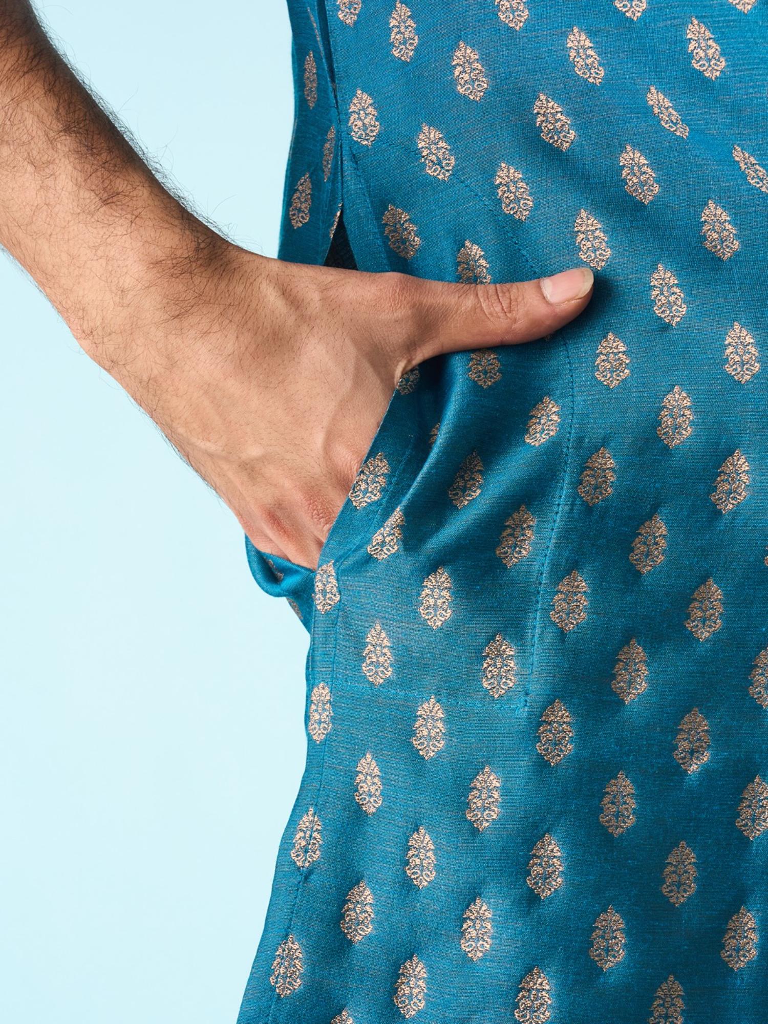 Blue Elegance Kurta