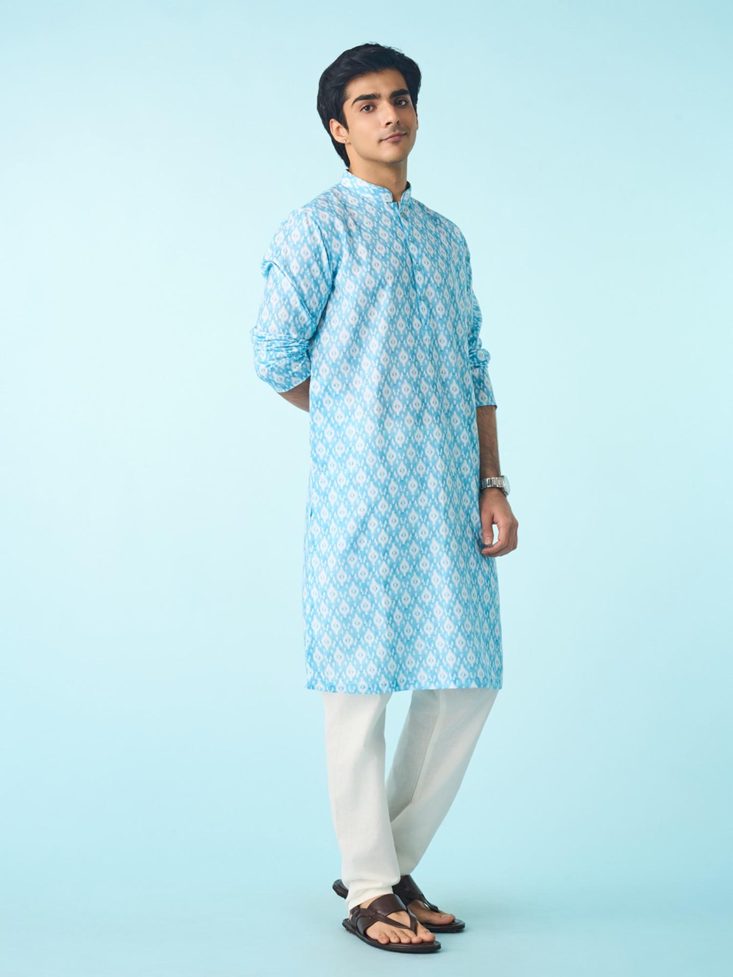 Sapphire Sky Blue Delight Kurta