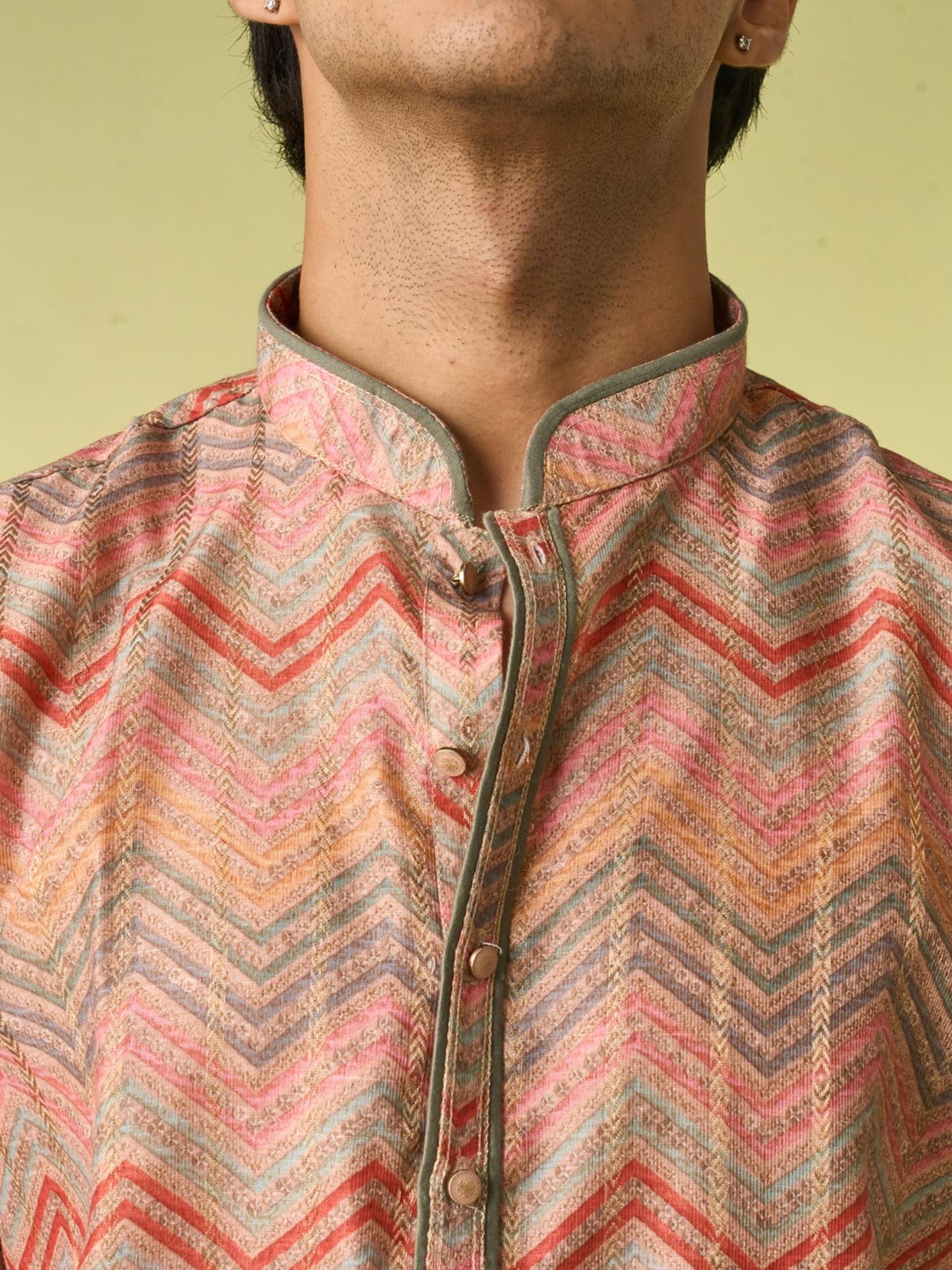 Elegance Multi-Color Printed Kurta