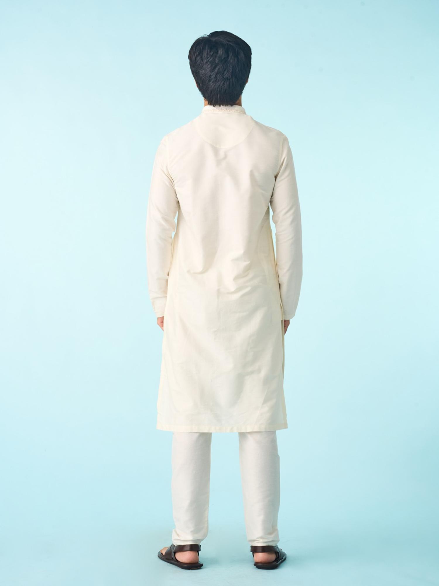 Radiant Cream Solid Kurta