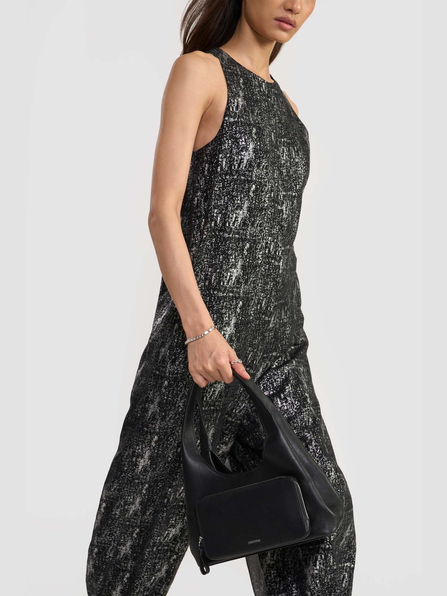 Iris Black Jumpsuit