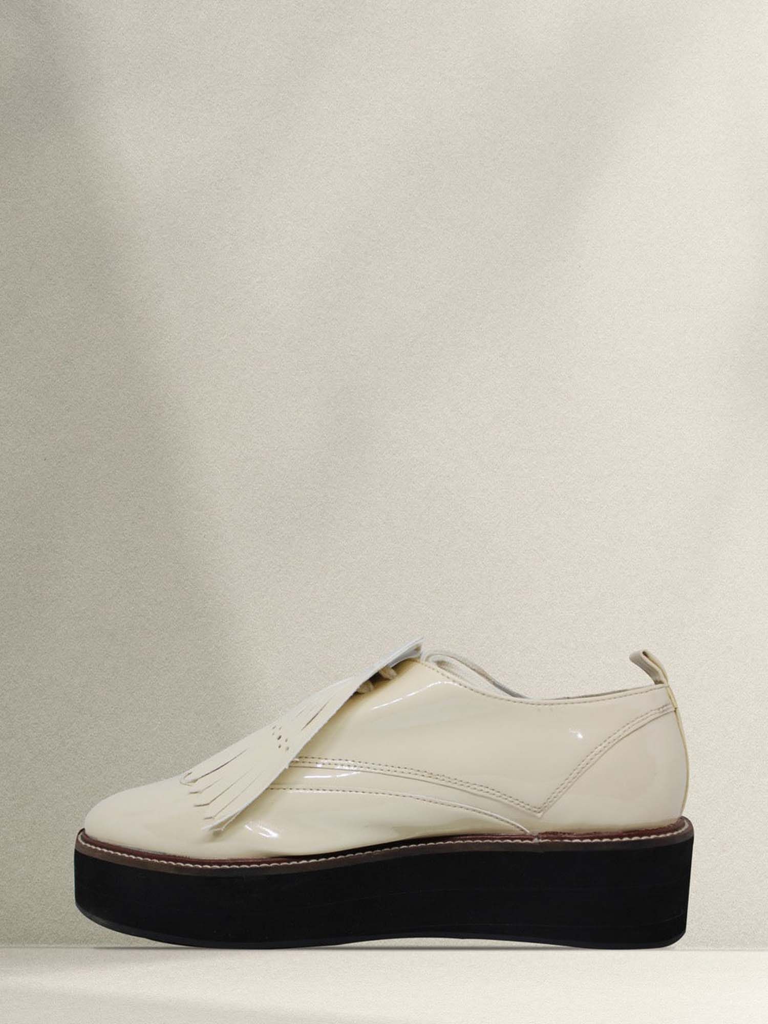 Cream Oxford Pastel Men Shoes