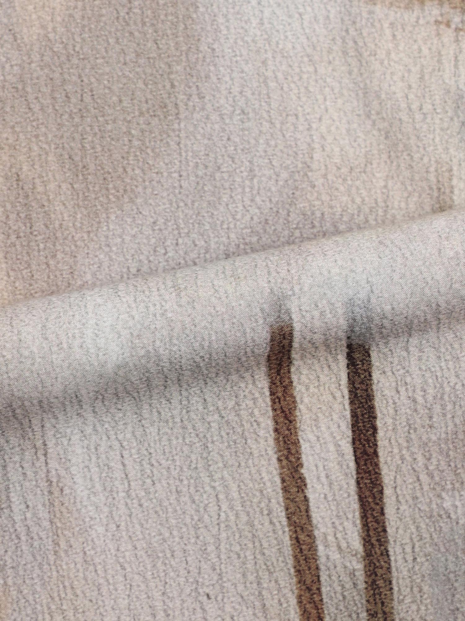 Muted Taupe Abstract Men Shirt